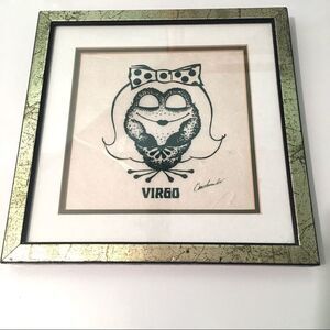 Vintage Virgo Zodiac Frog by Omohundro